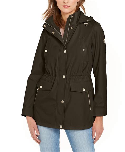 michael kors bear jacket|michael kors anorak jacket women.